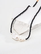 Midnight Shell Pendant Necklace