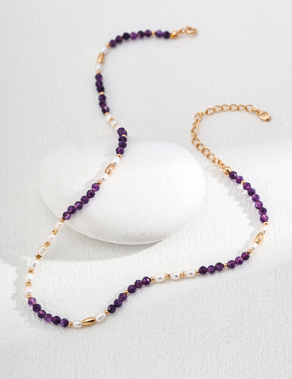 Amethyst Pearl Necklace