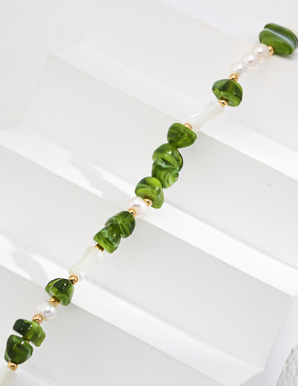 Verdant Pearl Bracelet