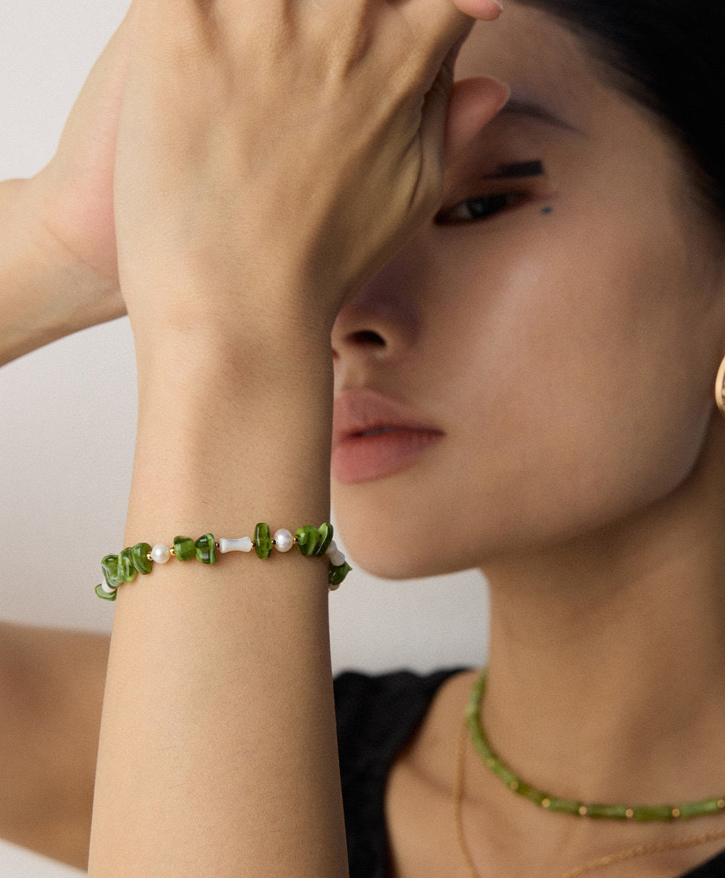 Verdant Pearl Bracelet