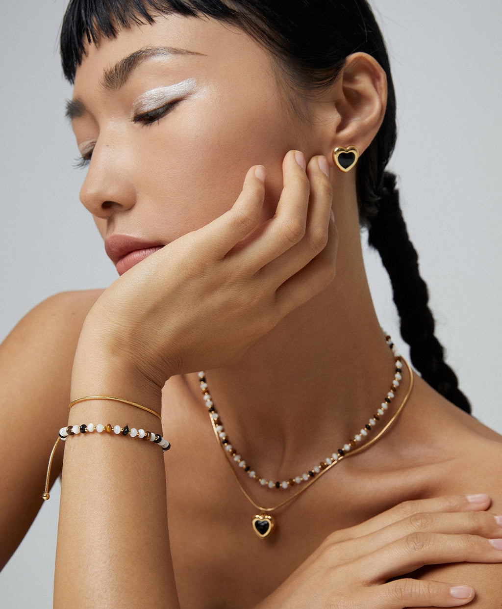 Neutral Tone Charm Bracelet