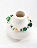 Malachite & Pearl Bracelet