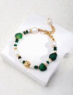 Malachite & Pearl Bracelet