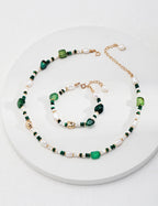 Malachite & Pearl Bracelet